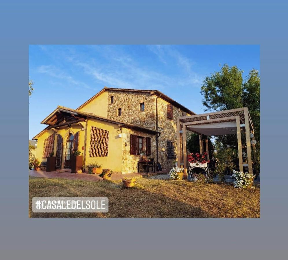 Bed And Breakfast Casale Del Sole Castellina Marittima Exterior foto