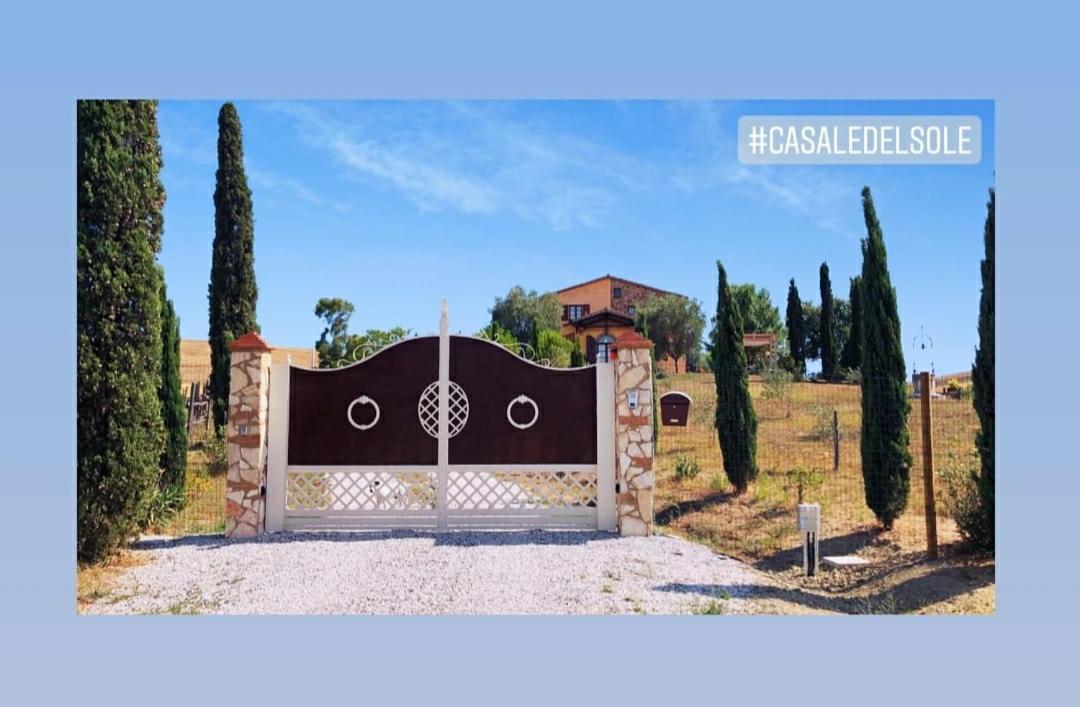 Bed And Breakfast Casale Del Sole Castellina Marittima Exterior foto